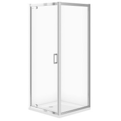 Cersanit Arteco kabina przezroczysta kwadratowa 80x80X190 + brodzik tako 80cm wys 4cm zestaw