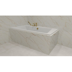 Wanna asymetryczna lewa INFINITY 150x90 ze stelażem