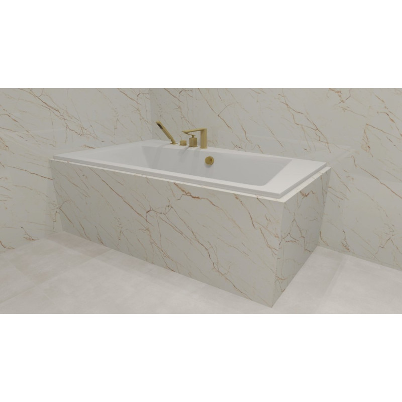 Wanna Asymetryczna Lewa 170x110 cm Antybakteryjna Besco