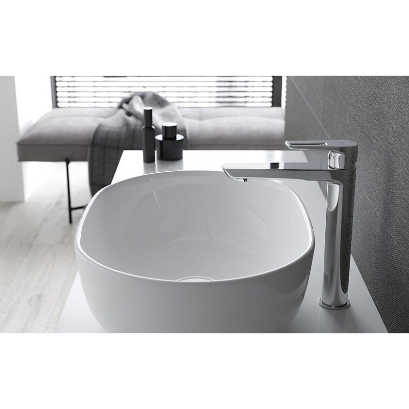 Cersanit Mille bateria wysoka umywalkowa chromowana