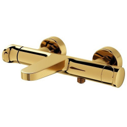 Cersanit Inverto bateria wannowo-natryskowa złota