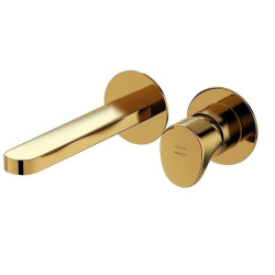 Cersanit Inverto bateria umywalkowa podtynkowa złota