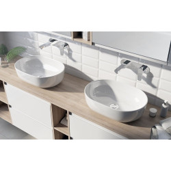 Cersanit Moduo umywalka biała 50cm owalna