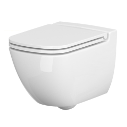 Cersanit Caspia miska WC z deską wolnoopadającą CleanOn z Deska Duroplast