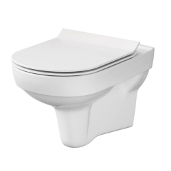 Cersanit miska zawieszana City CleanOn z deską duroplastową - Zestaw K701-143