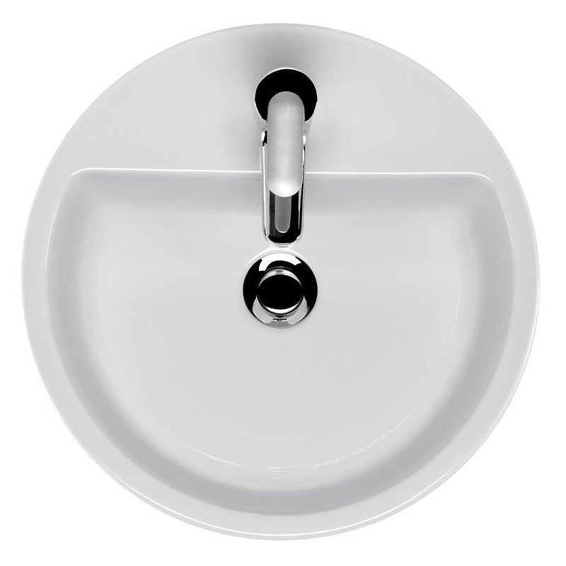 Cersanit umywalka biała Caspia okrągła 44 cm