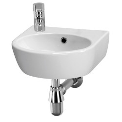 Cersanit Parva umywalka ceramiczna wisząca 40 cm lewa