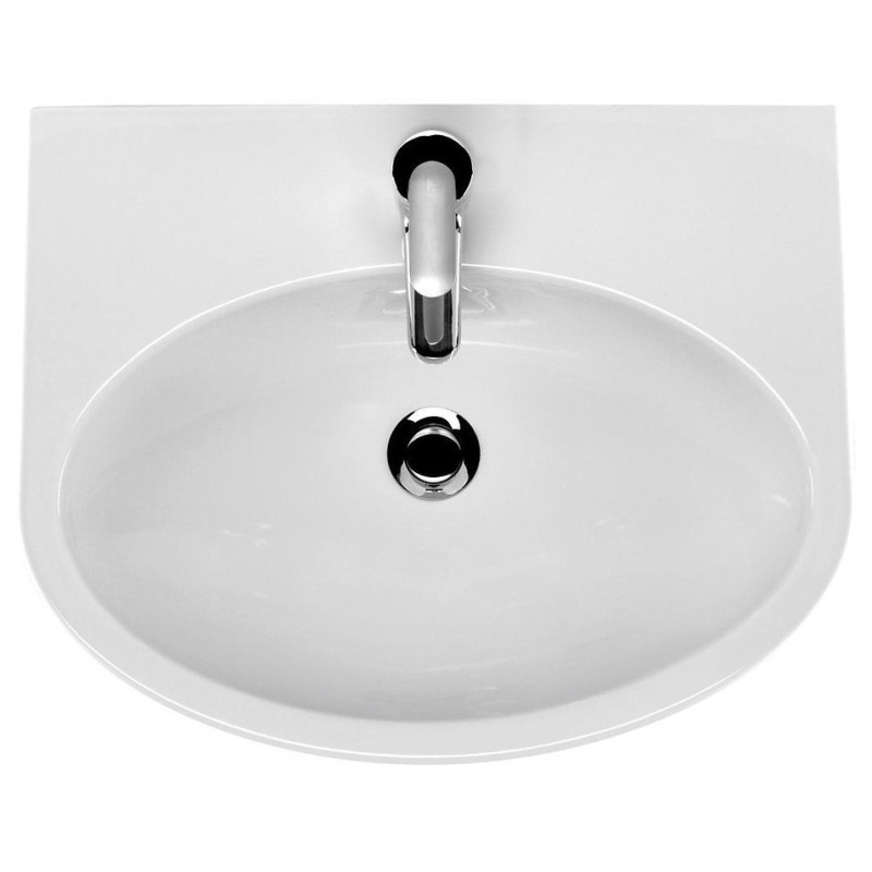 Cersanit Parva umywalka biała 60cm wisząca