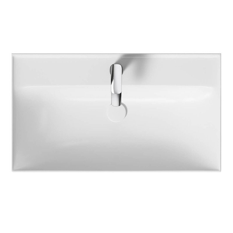 Cersanit Larga umywalka 80x46 cm meblowa prostokątna biała