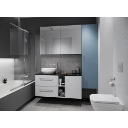 Cersanit Larga umywalka biała mat 40cm