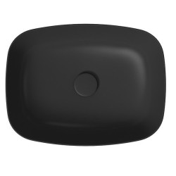 Cersanit Umywalka Larga prostokątna 50x38 antracyt mat