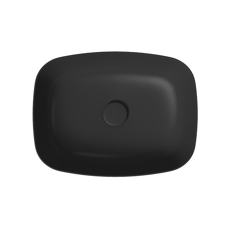 Cersanit Umywalka Larga prostokątna 50x38 antracyt mat