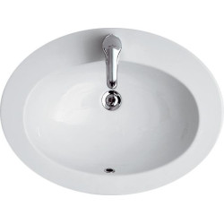 Cersanit umywalka biała ceramiczna wpuszczana Gamma 63