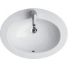 Cersanit umywalka biała ceramiczna wpuszczana Gamma 63