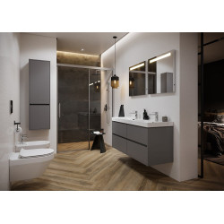 Cersanit ceramiczna podwójna meblowa Crea 120 cm