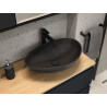 Cersanit Moduo umywalka ceramiczna MODUO 55 nieregularna antracyt
