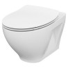 Cersanit Mito Miska WC moduo CleanOn z Deską  wolnoopadającą wisząca bez kołnierza biała