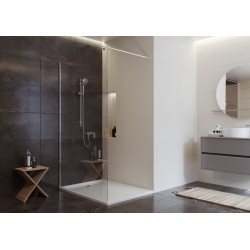 Cersanit Mille walk-in chrom szkło transparentne 90x200