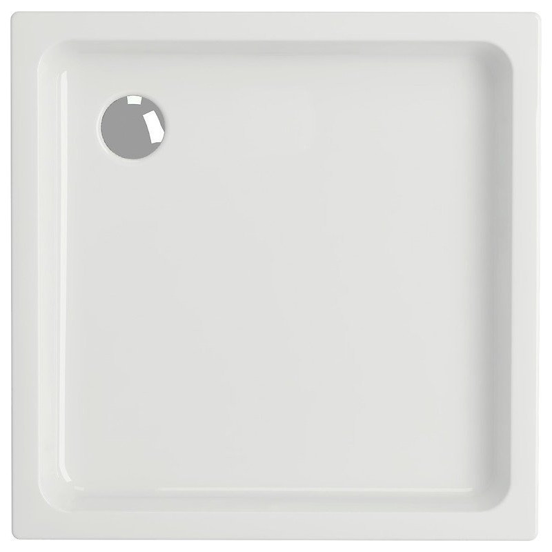 Cersanit Tako 90x90x16 Brodzik kwadratowy kompaktowy akrylowy biały