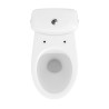 CERSANIT Cersania 696 WC Kompakt z Deską Slim, Biały Połysk, SimpleOn, Odpływ Poziomy