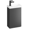 Cersanit zestaw z umywalką MODUO 40 w antracytowym wykończeniu