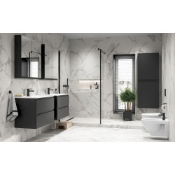 Cersanit Moduo Slim 60 szafka z umywalką w kolorze antracytowym