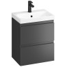 Cersanit szafka z umywalką MODUO SLIM 50 antracyt