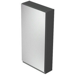 Cersanit MODUO 40 Antracyt wisząca szafka z lustrem zmontowana