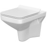 CERSANIT COMO Miska podwieszana WC Toaleta bez kołnierza + deska duroplast