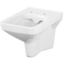CERSANIT COMO Miska podwieszana WC Toaleta bez kołnierza + deska duroplast