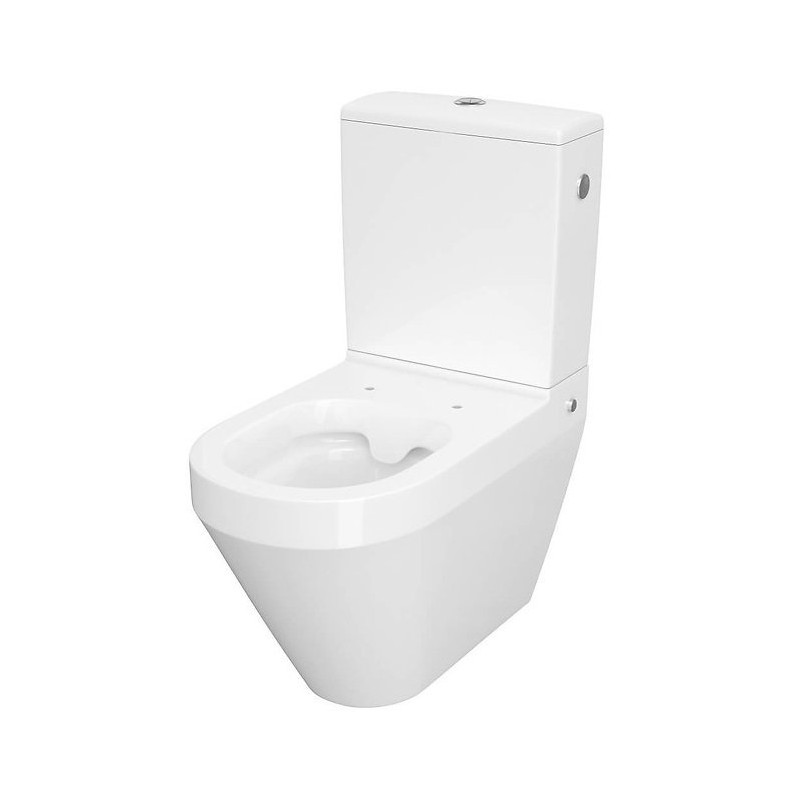 Cersanit miska WC biała CREA CLEANON 010/020, OWALNA