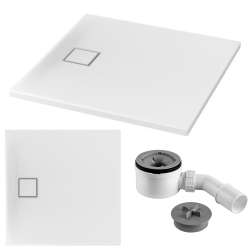 Cersanit Brodzik Kwadratowy Tako Slim 90x90 z Syfonem w komplecie