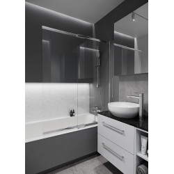 Cersanit Szafka LARGA 100 z Umywalką i Chromowanym Uchwytami S932-076