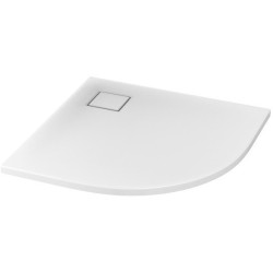 Cersanit Brodzik półokrągły Tako Slim 90x90 biały z Syfonem