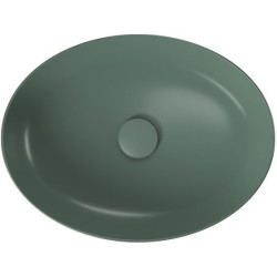 Cersanit Larga umywalka zielony mat 50x38