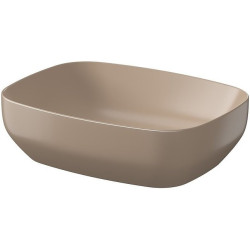 Cersanit Larga umywalka brąz mat 50x38