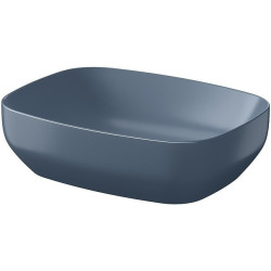 Cersanit Umywalka Larga: Niebieska Matowa Prostokątna 50x38 cm