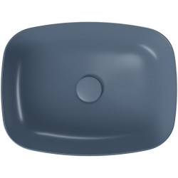Cersanit Umywalka Larga: Niebieska Matowa Prostokątna 50x38 cm