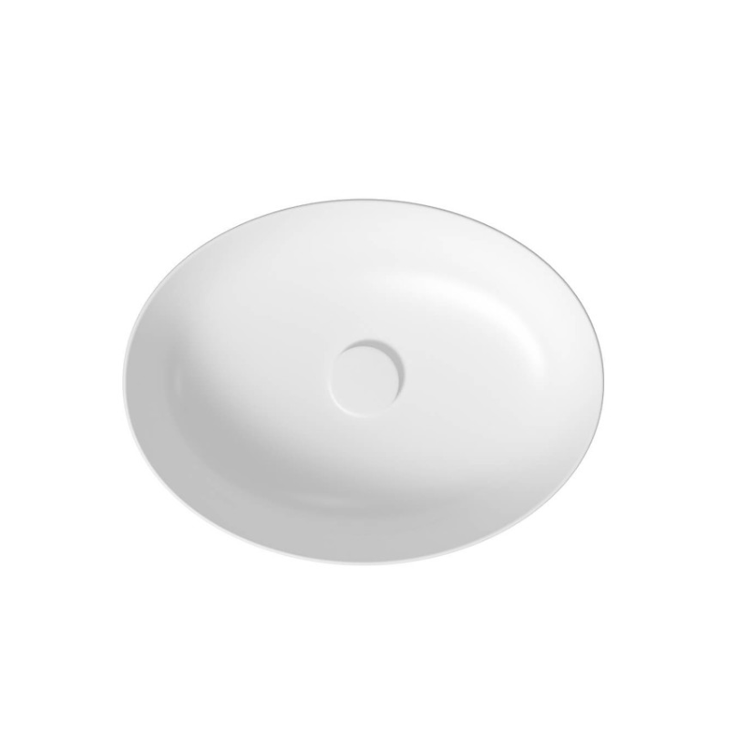 Cersanit Umywalka Larga Elipsa 50x38 cm - w Bieli z Korkiem