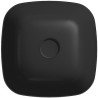 Cersanit umywalka nablatowa Larga 38x38 cm, antracyt matowy, z korkiem – styl i elegancja!