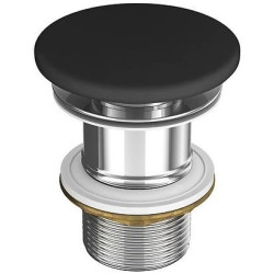 Cersanit umywalka nablatowa Larga 38x38 cm, antracyt matowy, z korkiem – styl i elegancja!