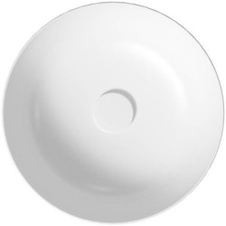 Cersanit Umywalka Okrągła Larga 40cm Biała z Korkiem - Wyjątkowy Design na Twojej Łazienki