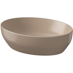 Cersanit Larga umywalka brąz mat 50x38