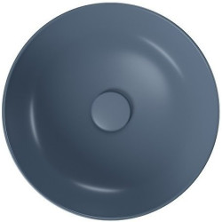 Cersanit Larga umywalka niebieski mat 40x40