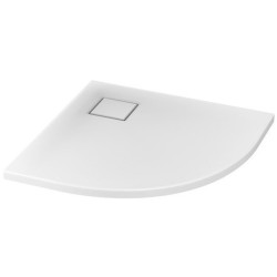 Cersanit brodzik półokrągły 80x80 cm - model Tako Slim biały + syfon gratis!