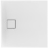 Cersanit Kwadratowy brodzik Tako Slim 80x80, ultra biały, z syfonem w zestawie