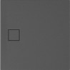 Cersanit Brodzik Kwadratowy Tako Slim 90x90 Szary Mat z Syfonem