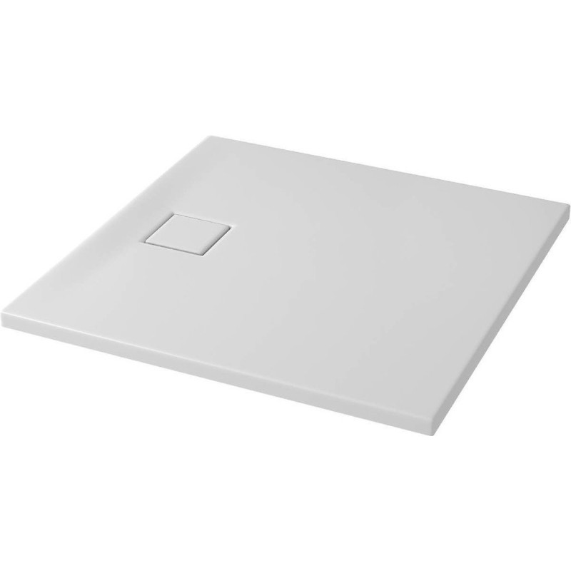 Cersanit Kwadratowy Brodzik Tako Slim 90x90 Biały Mat z Syfonem