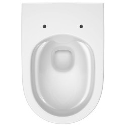 Cersanit Miska WC Owalna Clean On z Smukłą Deską Duroplast