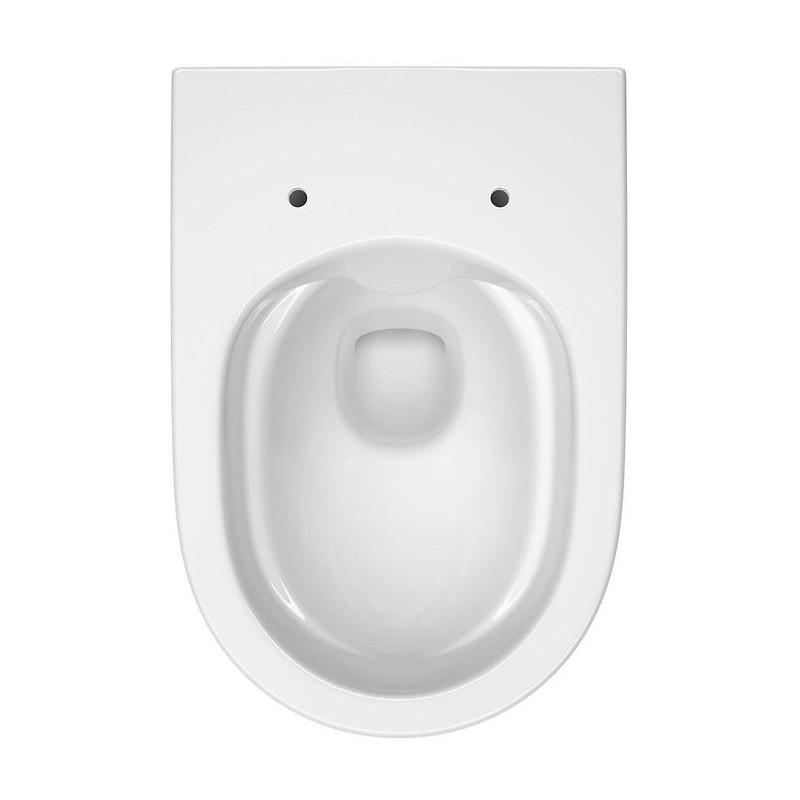 Cersanit Miska WC Owalna Clean On z Smukłą Deską Duroplast